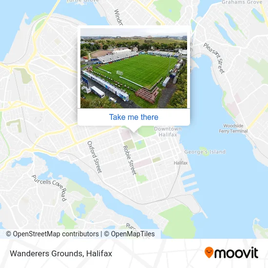 Wanderers Grounds map