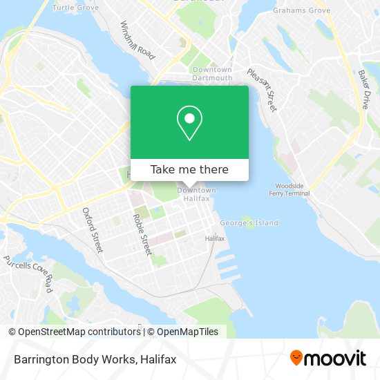 Barrington Body Works map