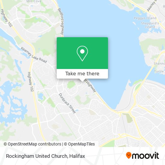 Rockingham United Church map
