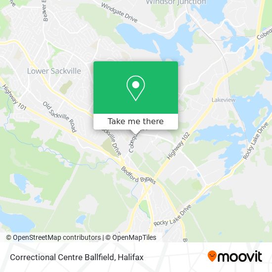 Correctional Centre Ballfield map