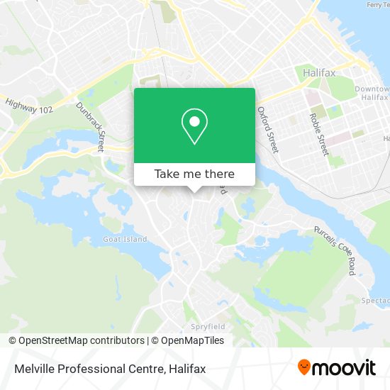 Melville Professional Centre map