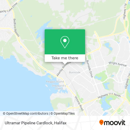 Ultramar Pipeline Cardlock map