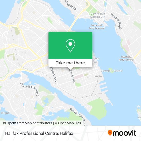 Halifax Professional Centre map
