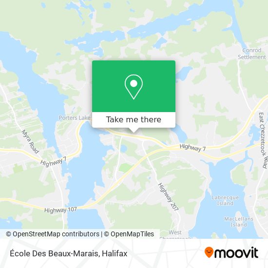 École Des Beaux-Marais map