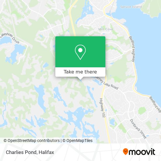 Charlies Pond map