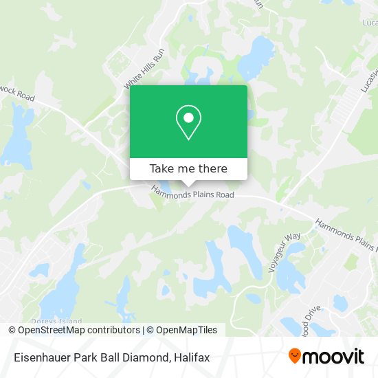 Eisenhauer Park Ball Diamond map