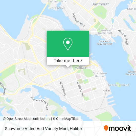 Showtime Video And Variety Mart map