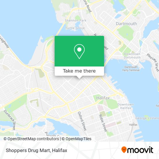 Shoppers Drug Mart map