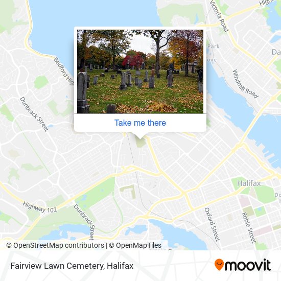 Fairview Lawn Cemetery map