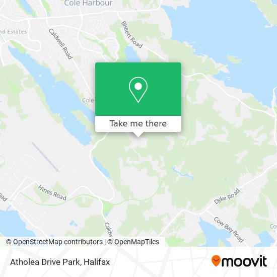 Atholea Drive Park map