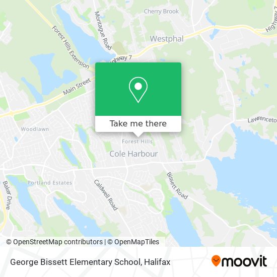 George Bissett Elementary School map