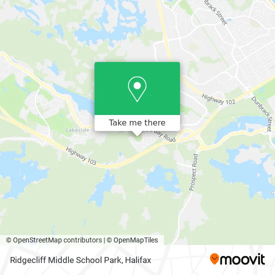 Ridgecliff Middle School Park map