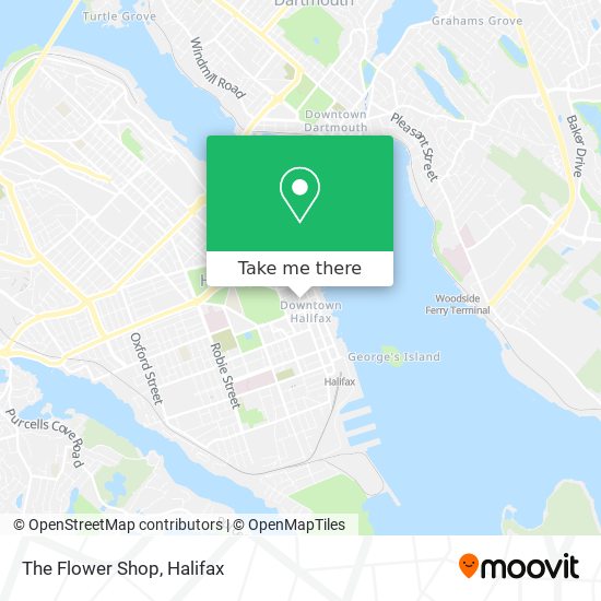 The Flower Shop map