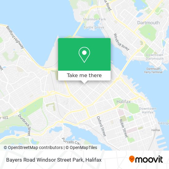 Bayers Road Windsor Street Park plan
