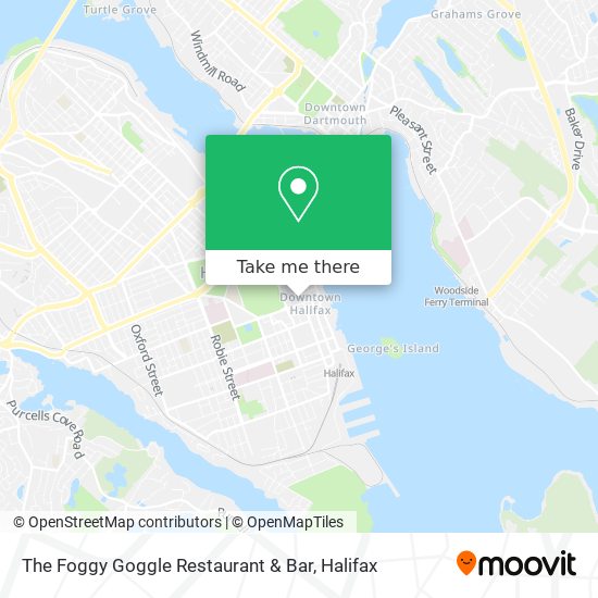 The Foggy Goggle Restaurant & Bar map