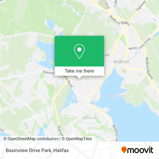 Basinview Drive Park map