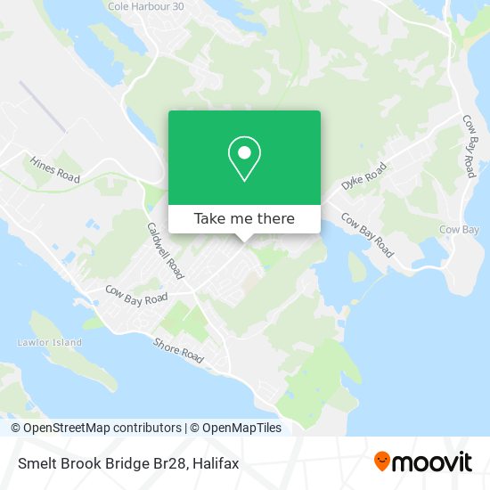 Smelt Brook Bridge Br28 map