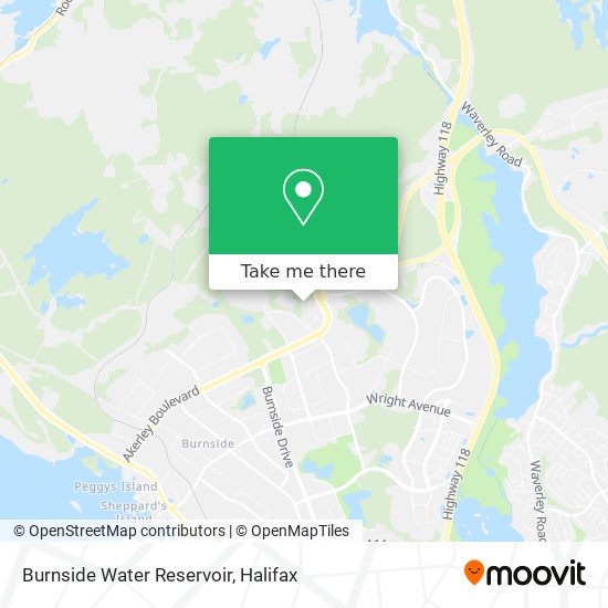 Burnside Water Reservoir map