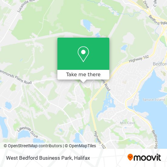 West Bedford Business Park map