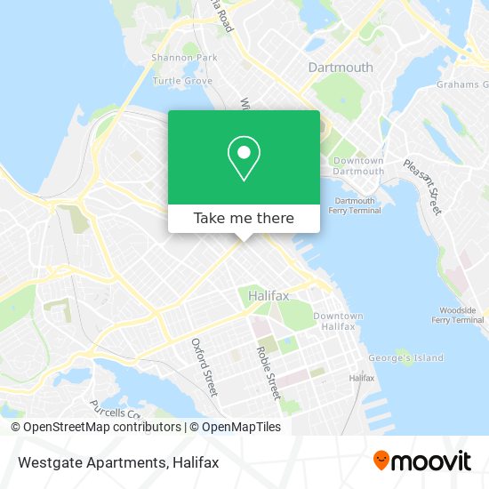 Westgate Apartments map