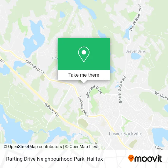Rafting Drive Neighbourhood Park map