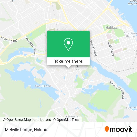 Melville Lodge map