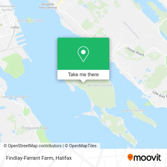Findlay-Farrant Farm map