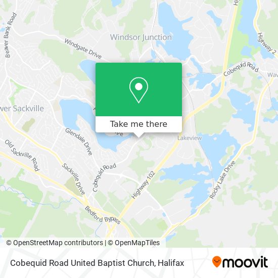 Cobequid Road United Baptist Church plan