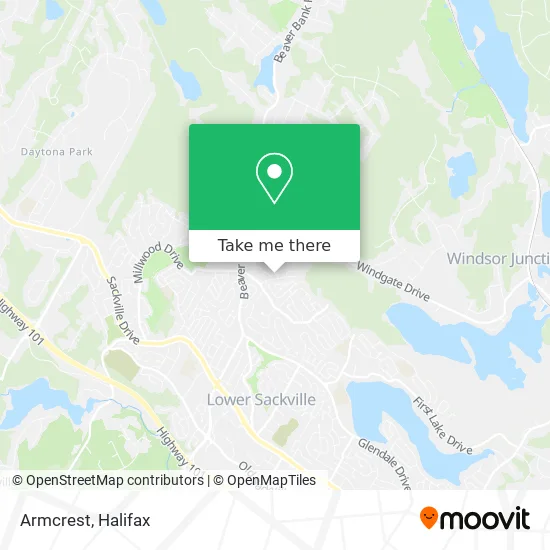 Armcrest map