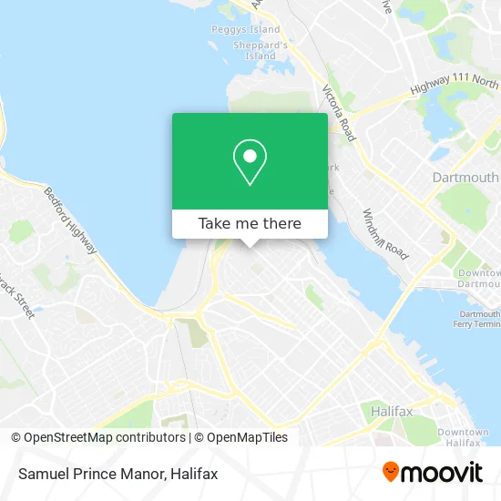 Samuel Prince Manor map