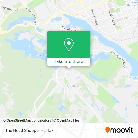 The Head Shoppe map