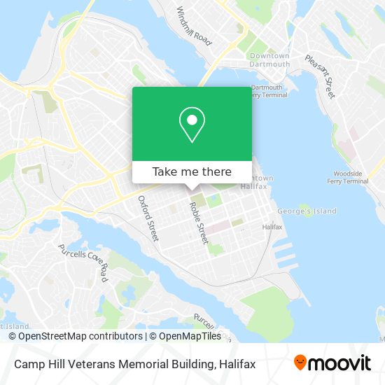 Camp Hill Veterans Memorial Building map