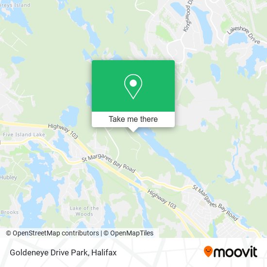 Goldeneye Drive Park plan