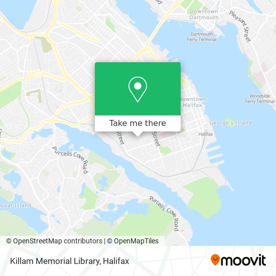 Killam Memorial Library map