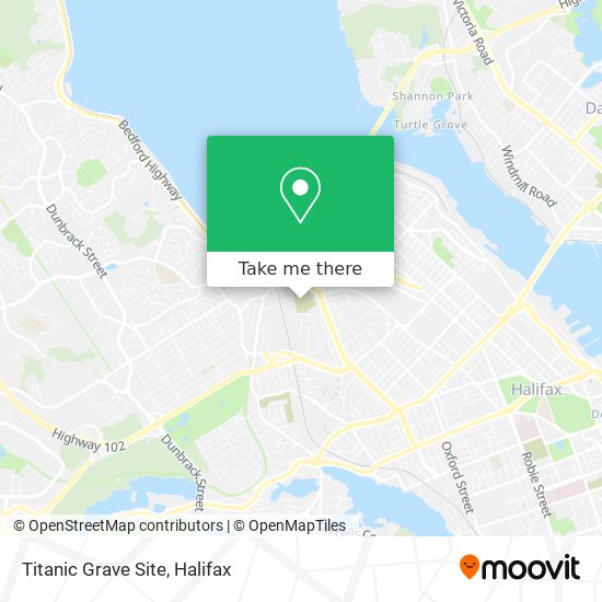 Titanic Grave Site map