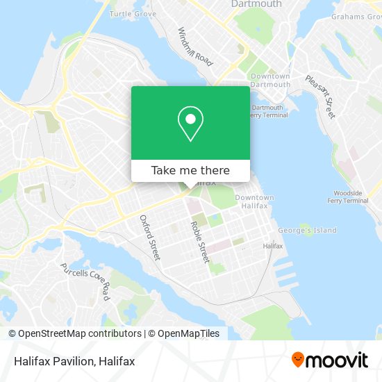 Halifax Pavilion map