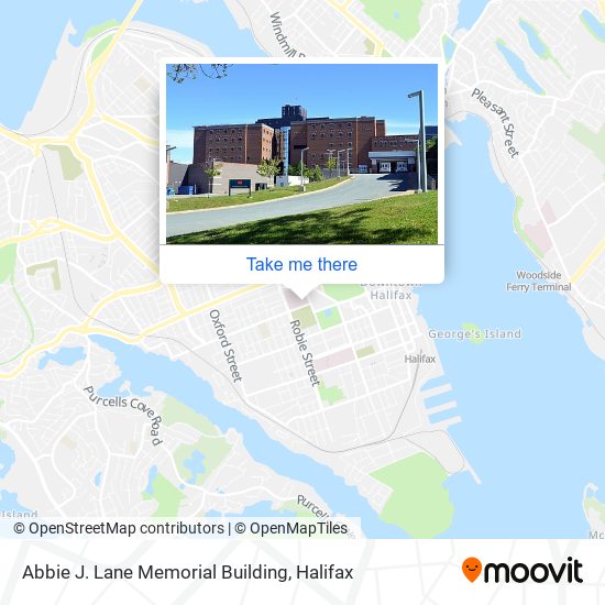 Abbie J. Lane Memorial Building map