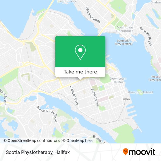 Scotia Physiotherapy map