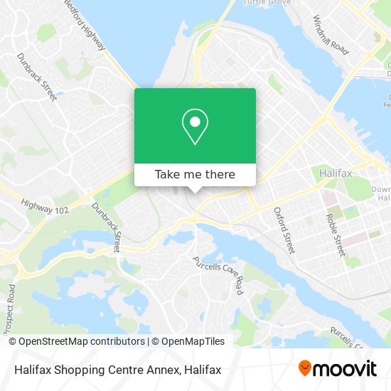 Halifax Shopping Centre Annex map