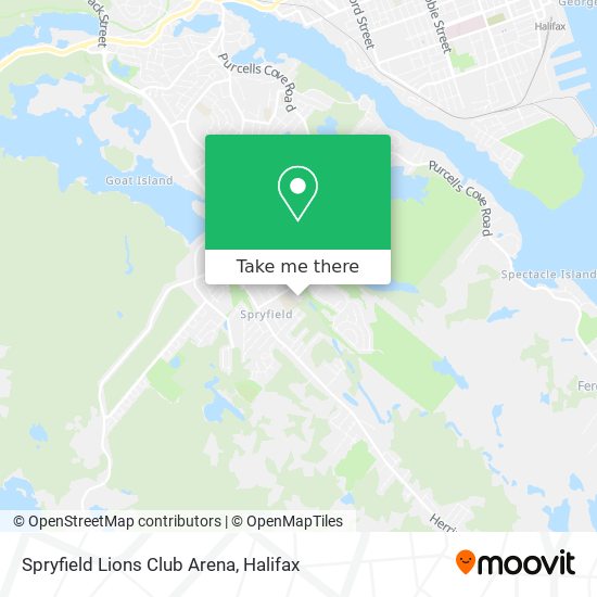 Spryfield Lions Club Arena map