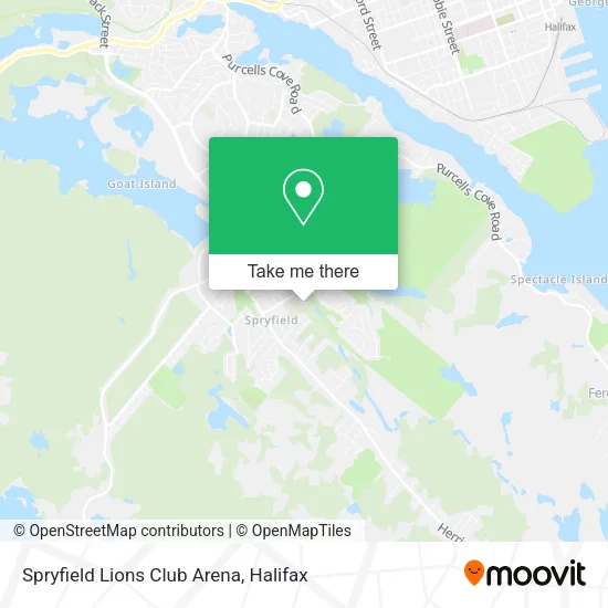 Spryfield Lions Club Arena map