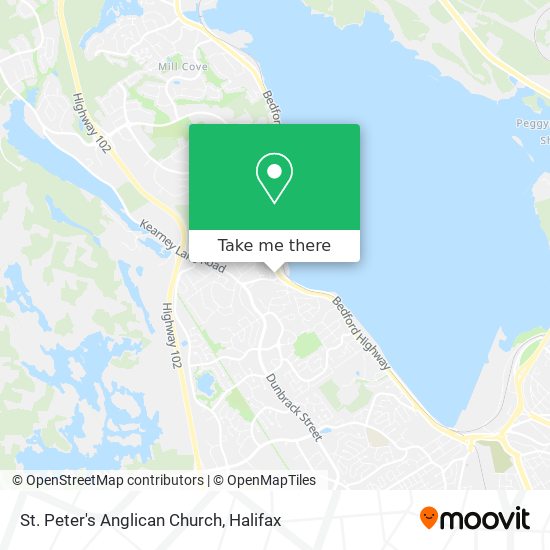 St. Peter's Anglican Church map