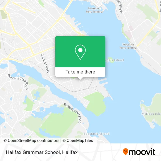 Halifax Grammar School map