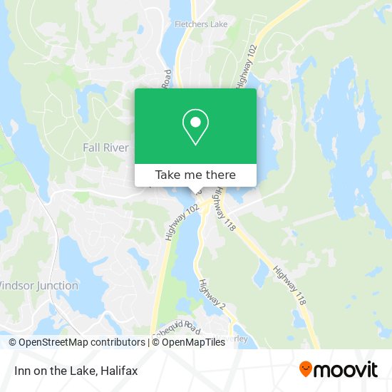 Inn on the Lake map