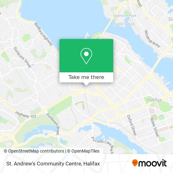 St. Andrew's Community Centre map