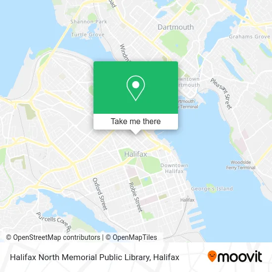 Halifax North Memorial Public Library map