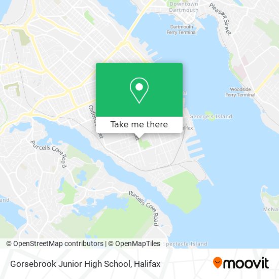Gorsebrook Junior High School map