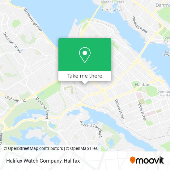 Halifax Watch Company map