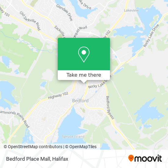 Bedford Place Mall plan