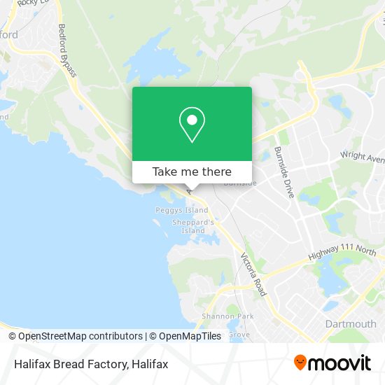 Halifax Bread Factory map